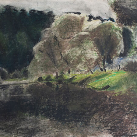 2010. Protva at Yefanova. 30x43cm. Pastels, 2010 copy